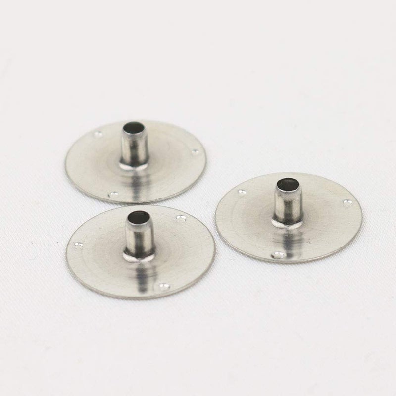 EricX Light 200pcs 20mm Metal Candle Wick Sustainer Tabs,for Candle Making,Candle DIY - Image 4
